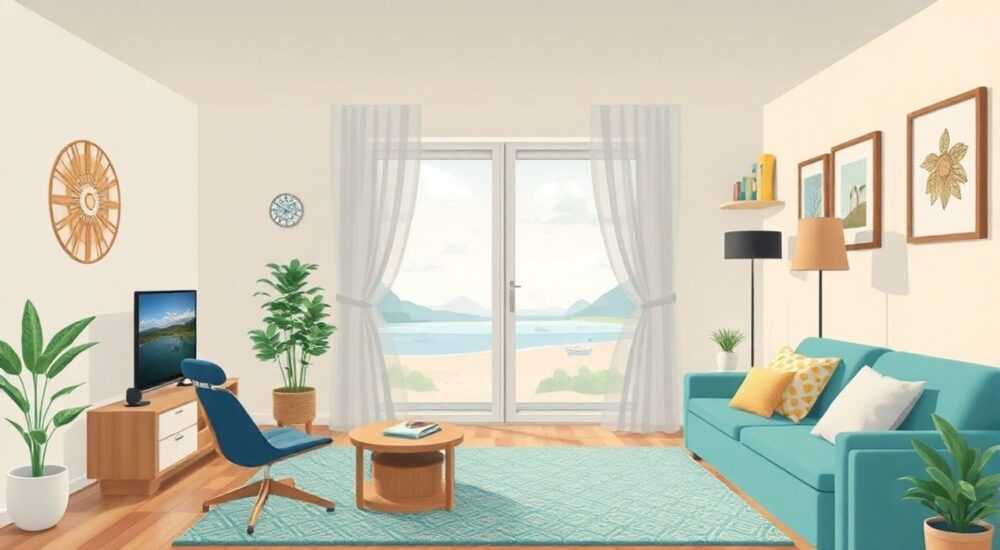 ТОП-10 сценариев «Отпуск» для лоджии-офиса через Yandex Smart Home
