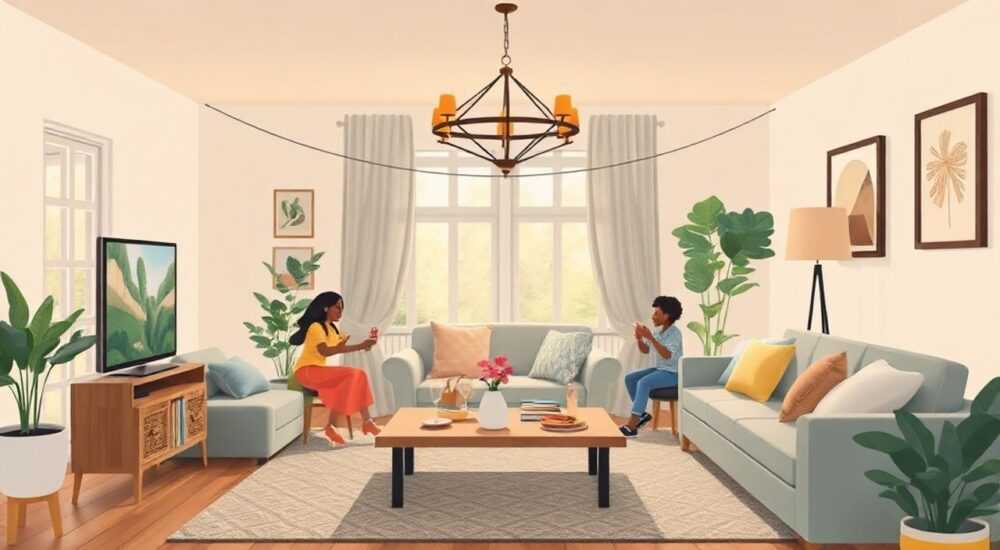 ТОП-10 сценариев «Party Time» для гостиной через Apple Home