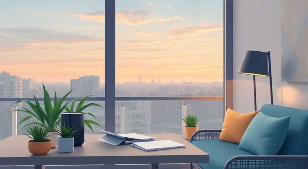 ТОП-10 сценариев «Тихий час» для лоджии-офиса через Samsung SmartThings