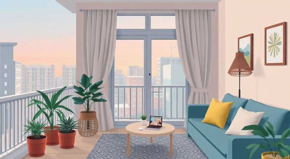 ТОП-10 сценариев «Тихий час» для лоджии-офиса через Yandex Smart Home