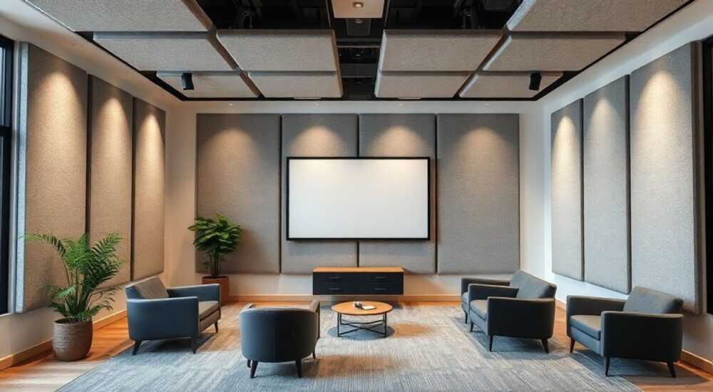 ТОП-10 звукопоглощающие панели для open space