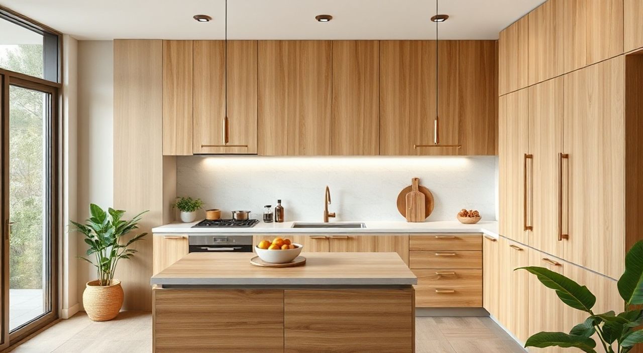 ТОП-15 идей бамбуковые панели в стиле корейский neomodern для кухни 4,5 м²