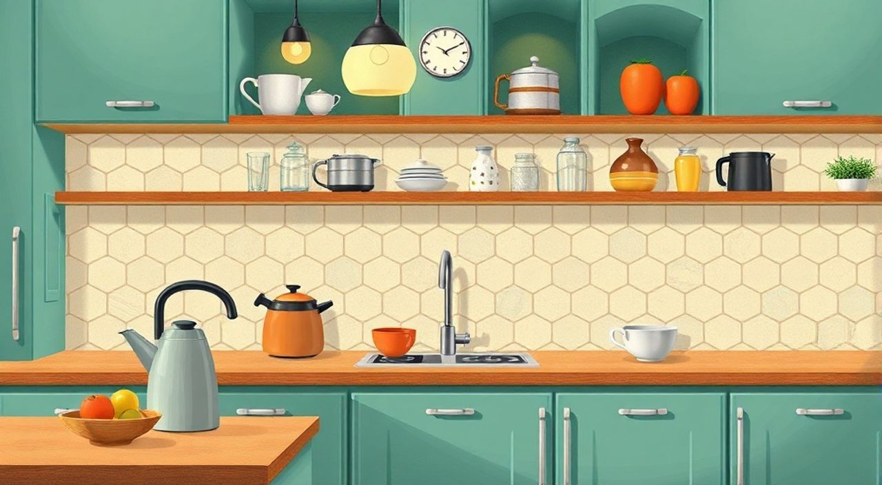ТОП-15 идей компактную технику в стиле ар‑деко для кухни 5 м²