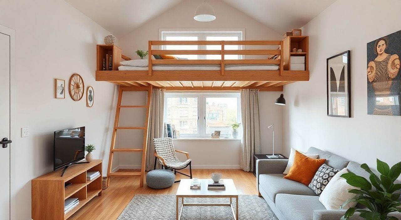 Топ-15 идей кровати‑чердака для мини‑квартиры 18 м²