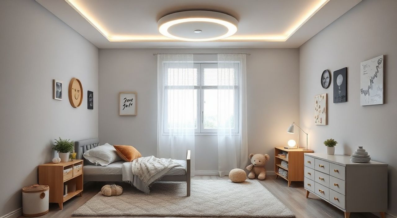 ТОП-15 идей LED‑подсветку в стиле футуризм для детской 9 м²