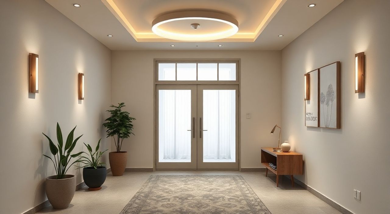 ТОП-15 идей LED‑подсветку в стиле корейский neomodern для прихожей 1,4 м