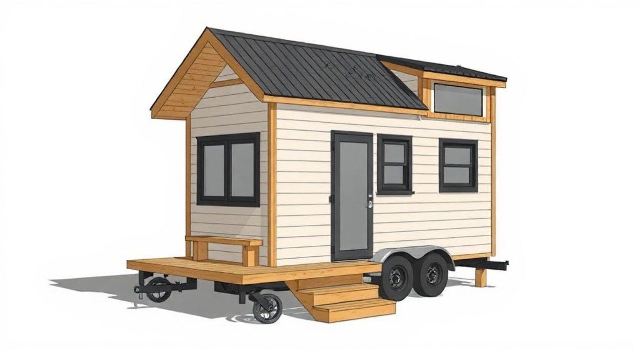 ТОП-15 идей планировки A-frame мини-дом 3×8 м