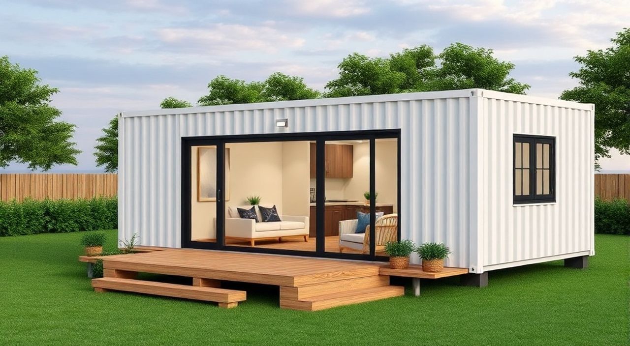 ТОП-15 идей планировки дом-контейнер 40ft 3,5×10 м