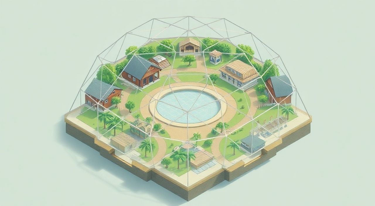 ТОП-15 идей планировки geo-dome 2×4 м