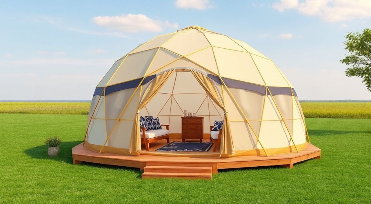 ТОП-15 идей планировки Glamping dome 2×4 м