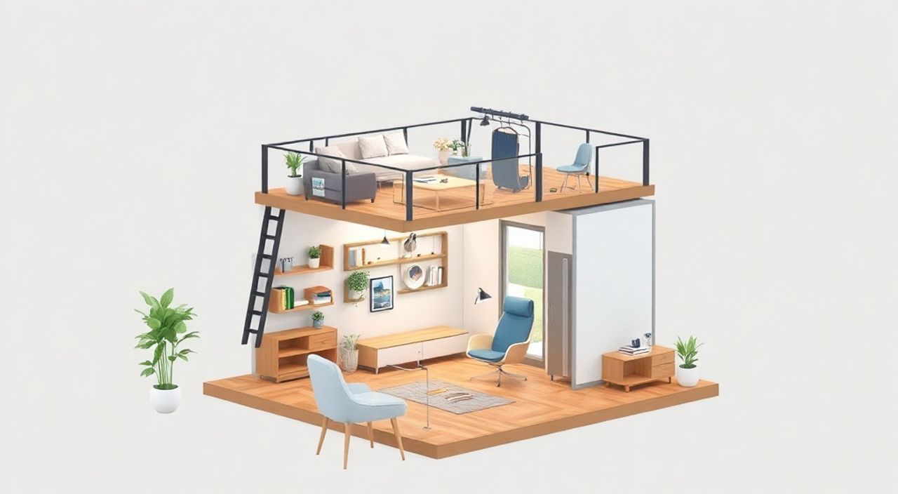 ТОП-15 идей планировки micro-loft 2,5×6 м