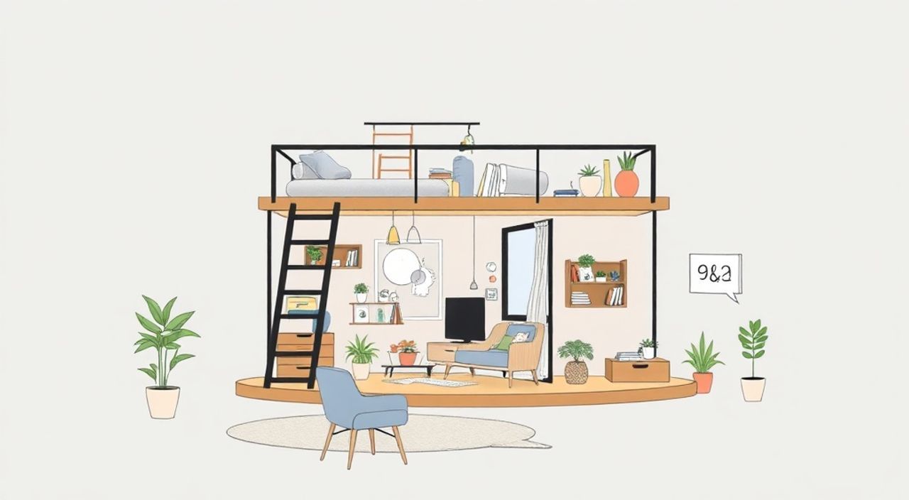 ТОП-15 идей планировки micro-loft 3,5×10 м
