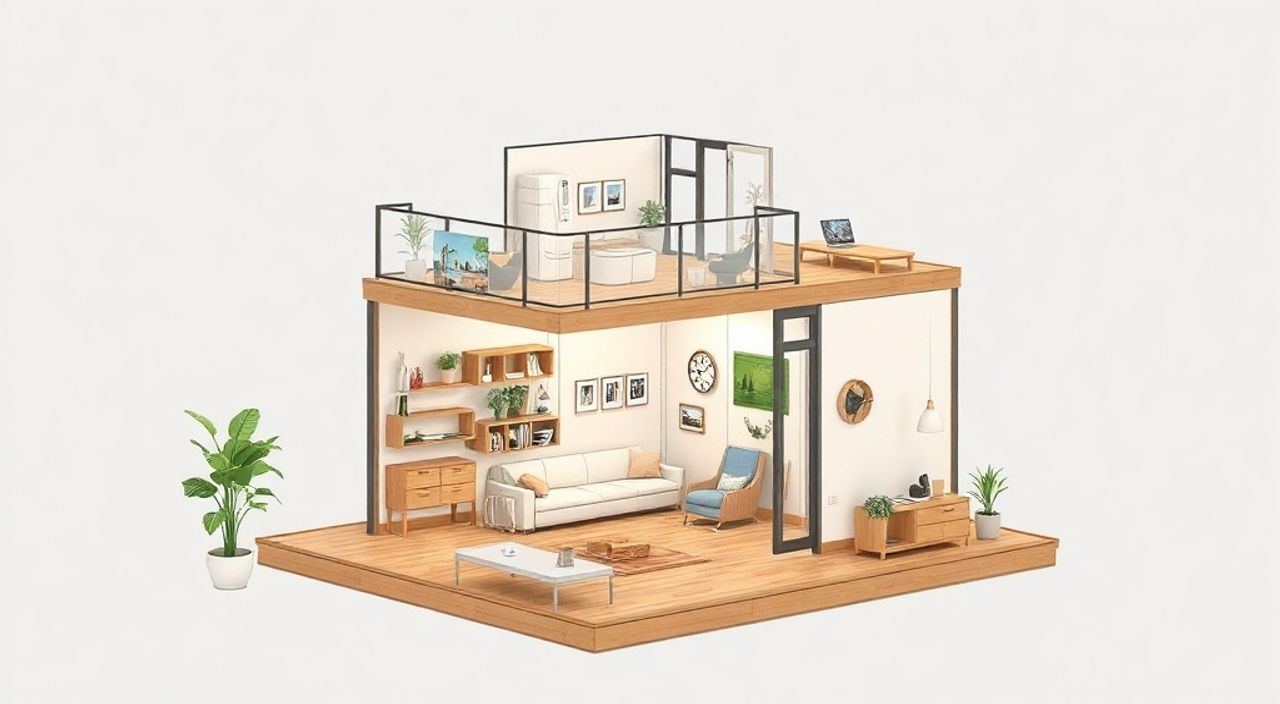 ТОП-15 идей планировки micro-loft 3×8 м