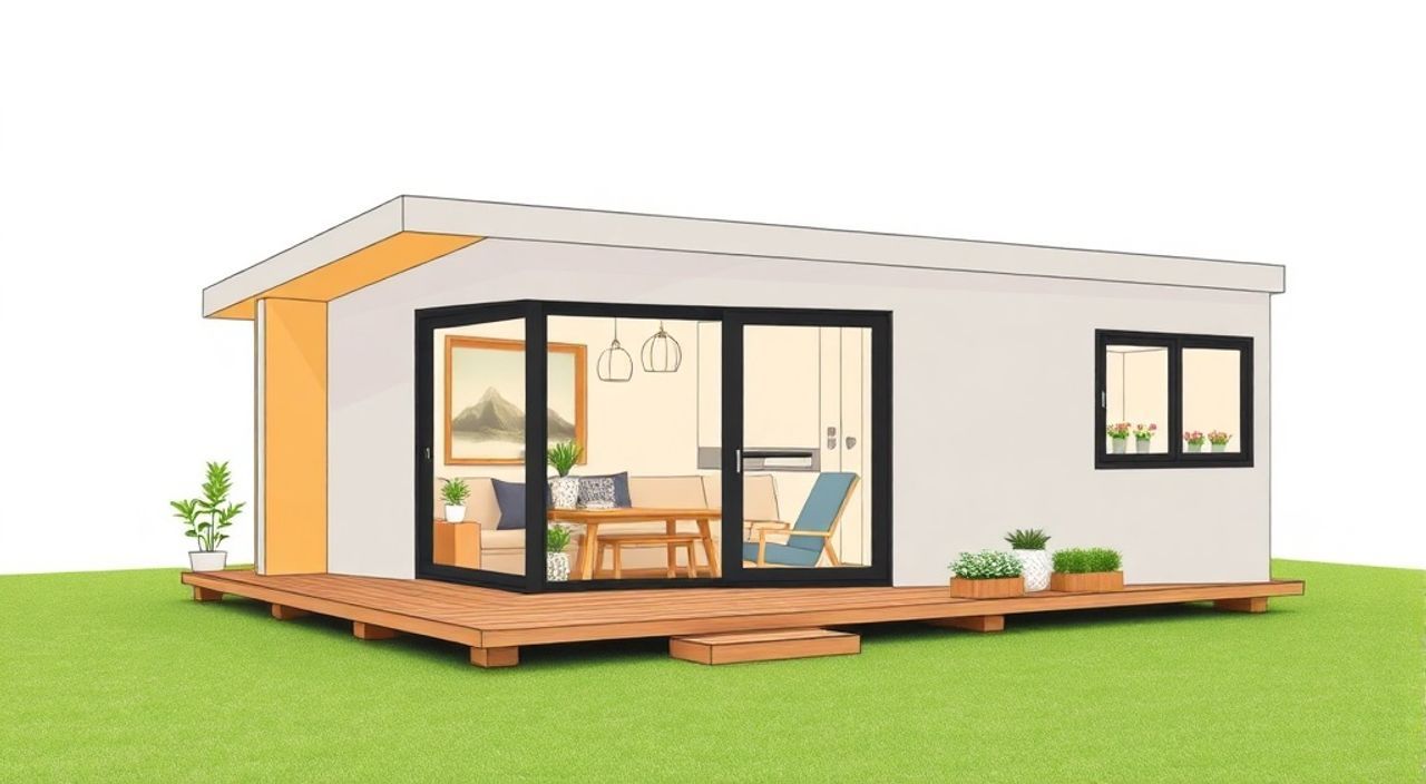 ТОП-15 идей планировки pod-house 3,5×10 м