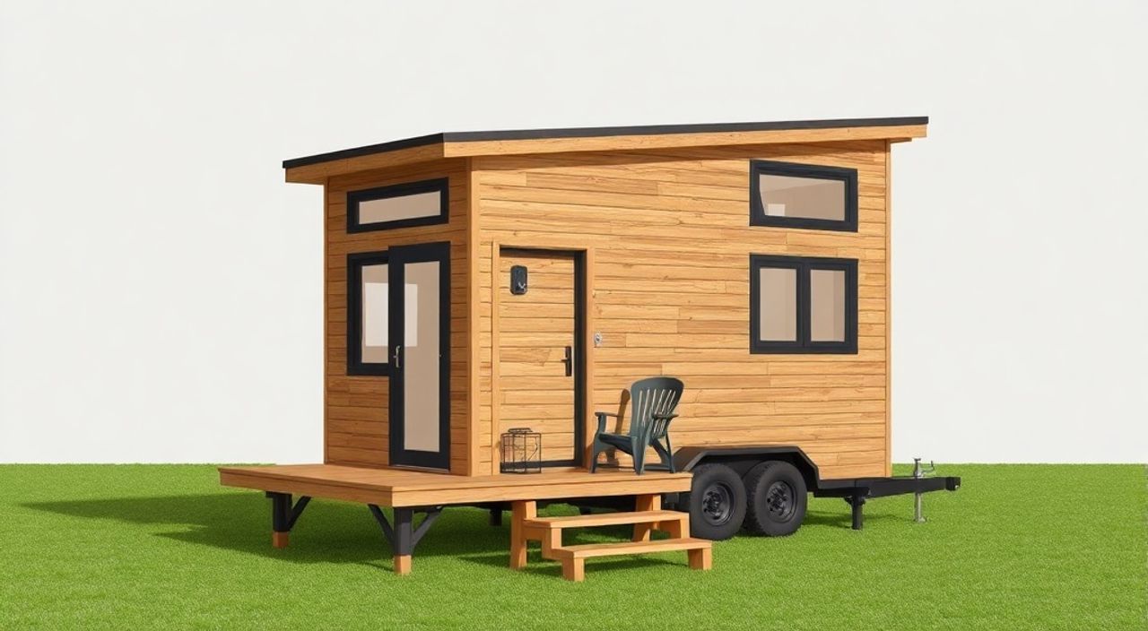 ТОП-15 идей планировки складной tiny‑house 3×8 м