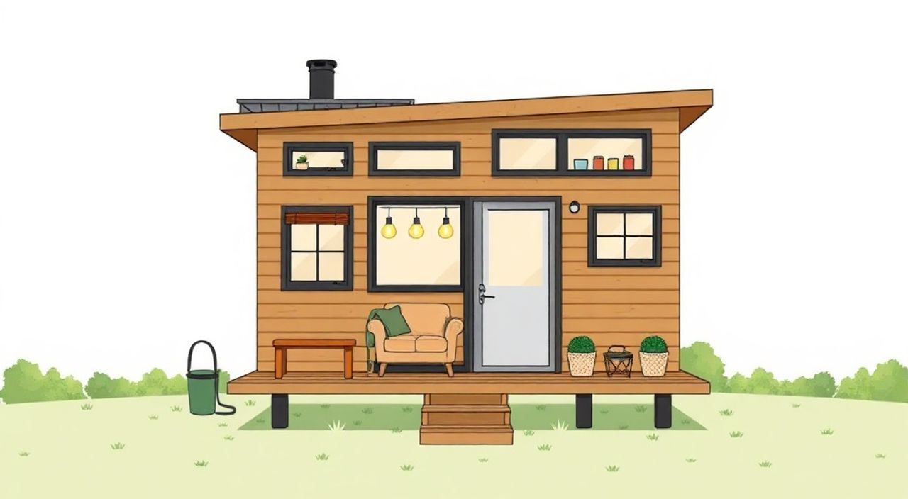 ТОП-15 идей планировки tiny-house 3,5×10 м