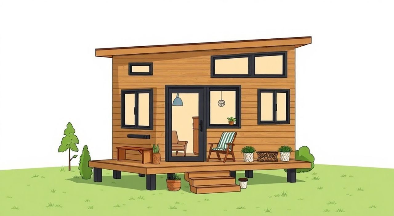ТОП-15 идей планировки tiny-house 3×8 м