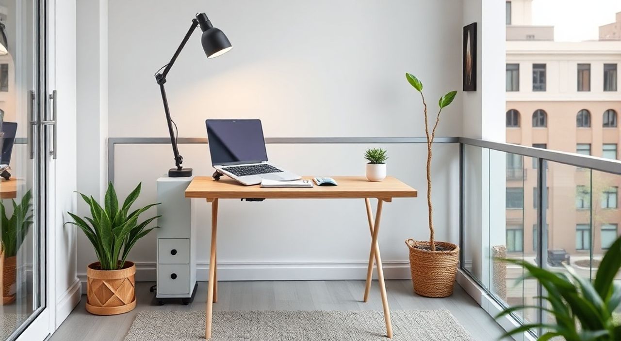 Топ-15 идей складного стенда‑office для лоджии 3 м²