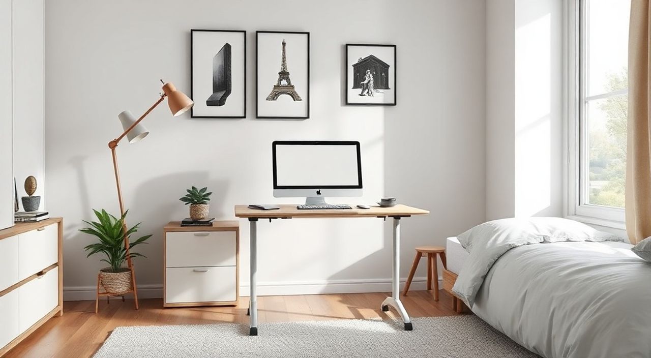 Топ-15 идей складного стенда‑office для спальни 9 м²