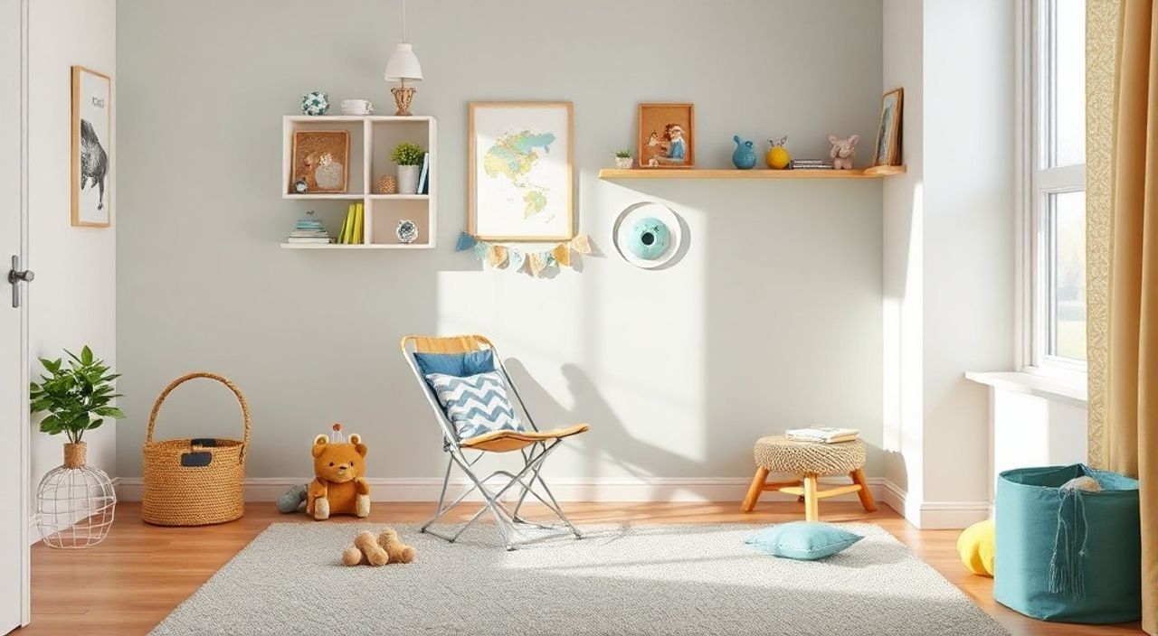 Топ-15 идей складного стула slim для детской 10 м²