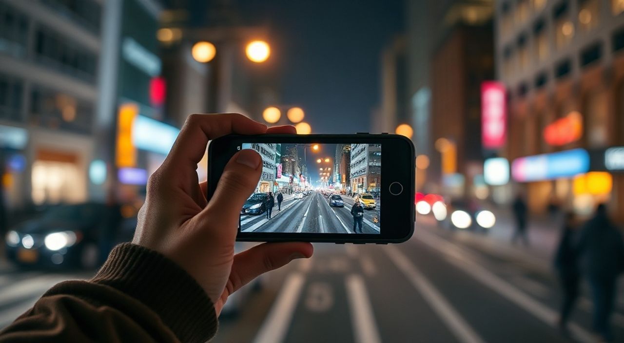 Топ-15 ошибок при съёмке городских огней на iphone 15 pro