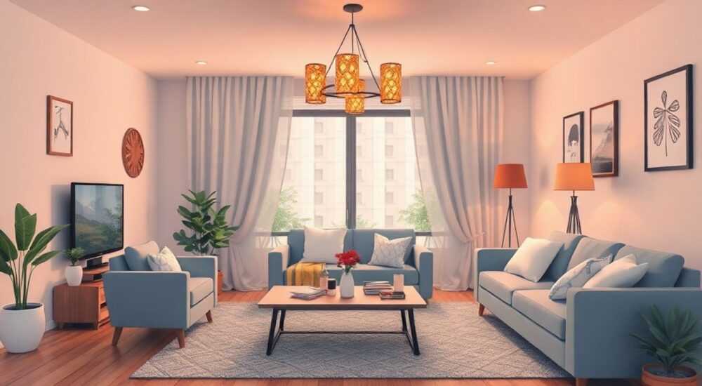 ТОП-15 сценариев «Party Time» для гостиной через Yandex Smart Home