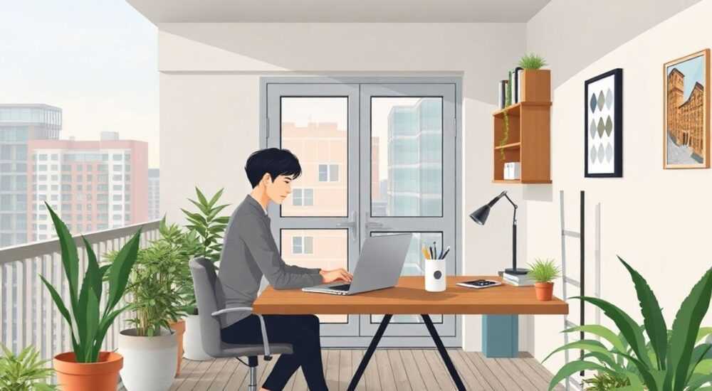 ТОП-15 сценариев «Работа» для лоджии-офиса через Yandex Smart Home
