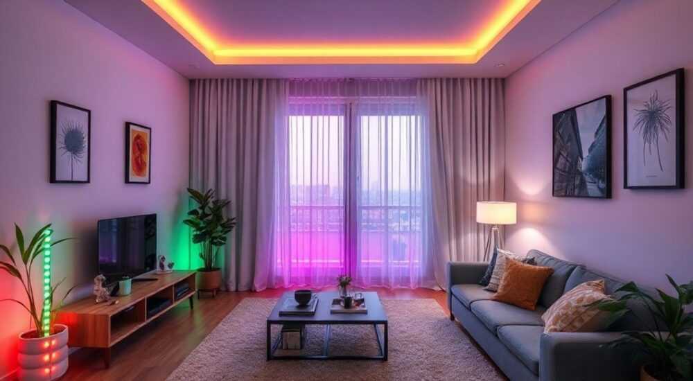 ТОП-15 устройств: RGB‑ленты для квартиры-студии 2024