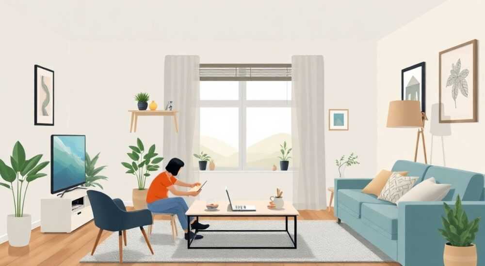 ТОП-20 сценариев «Работа» для гостиной через Apple Home