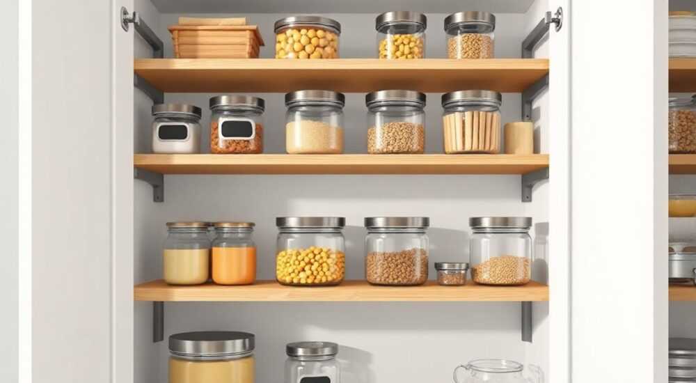 ТОП-3 идей хранения для полки в кладовой 2025