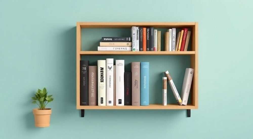ТОП-3 компактных решений для книжной полки