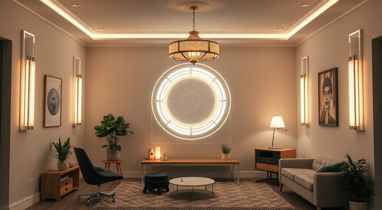ТОП-5 идей LED‑подсветку в стиле ар‑деко для студии 20 м²