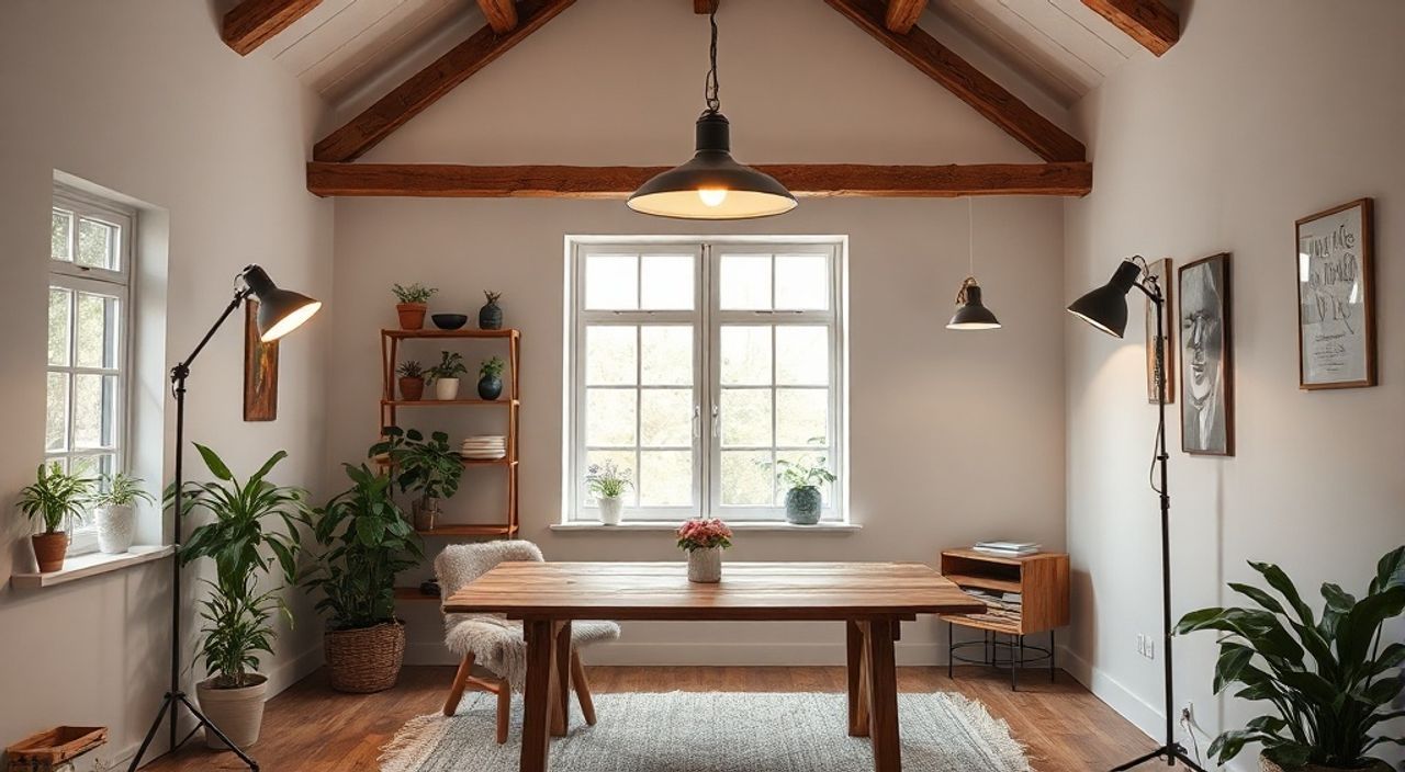 ТОП-5 идей LED‑подсветку в стиле деревенский кантри для студии 20 м²