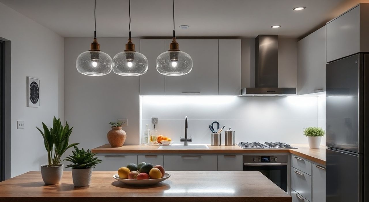 ТОП-5 идей LED‑подсветку в стиле хай‑тек для кухни 4,5 м²