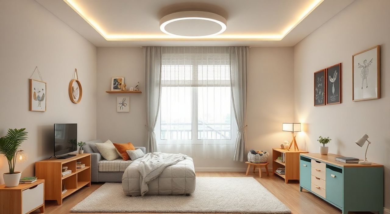 ТОП-5 идей LED‑подсветку в стиле корейский neomodern для детской 9 м²