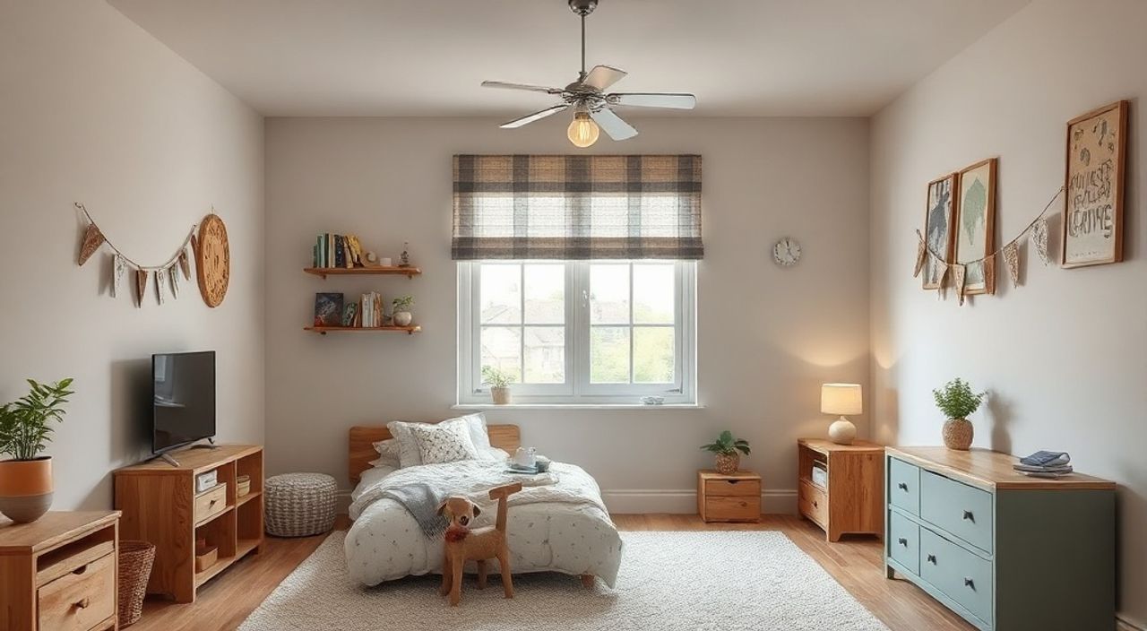 ТОП-5 идей LED‑подсветку в стиле рустик‑чик для детской 9 м²