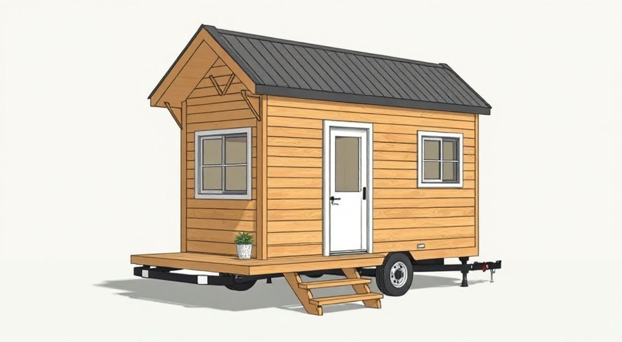 ТОП-5 идей планировки A-frame мини-дом 3×8 м