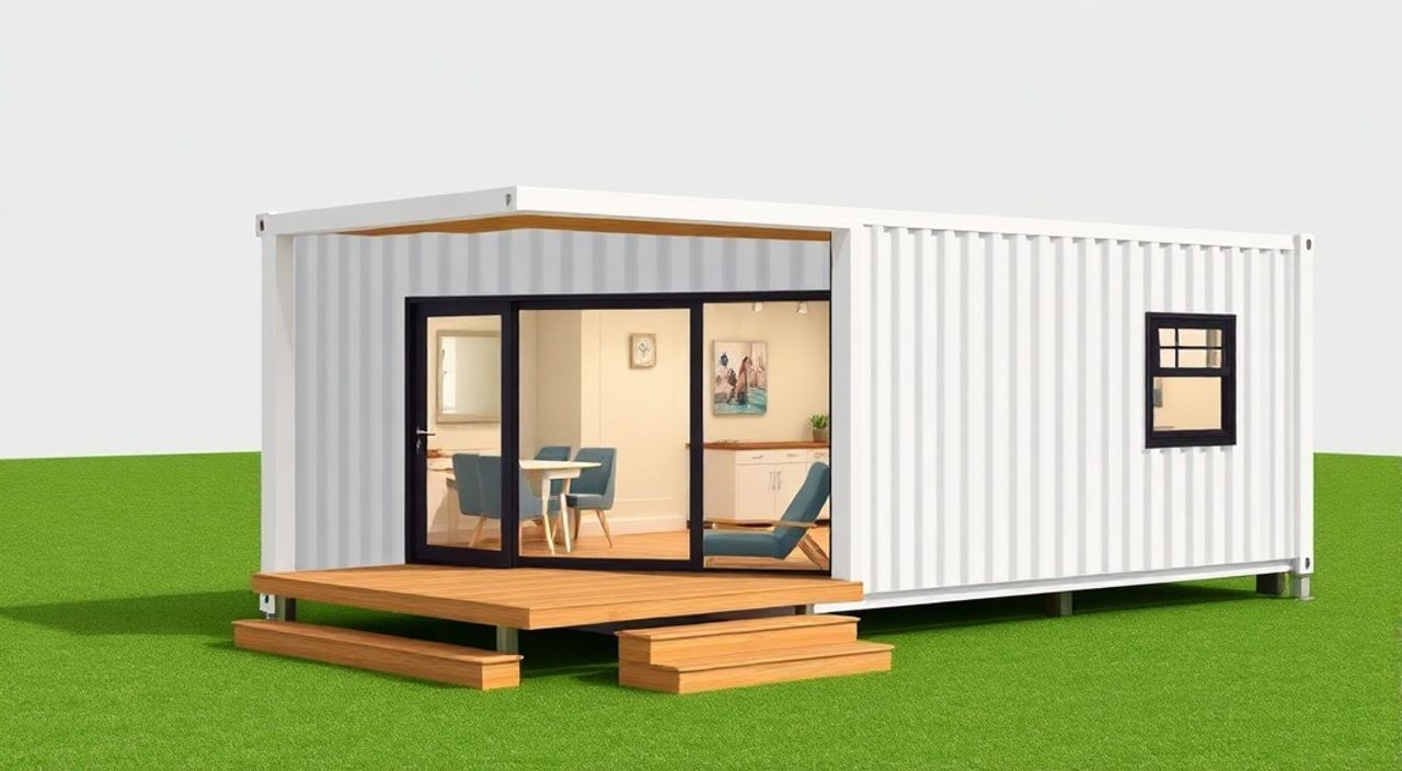 ТОП-5 идей планировки дом-контейнер 40ft 2,5×6 м
