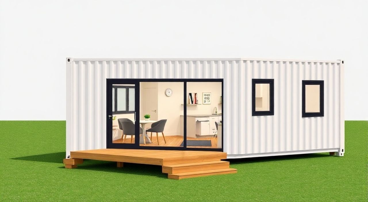 ТОП-5 идей планировки дом-контейнер 40ft 3×9 м