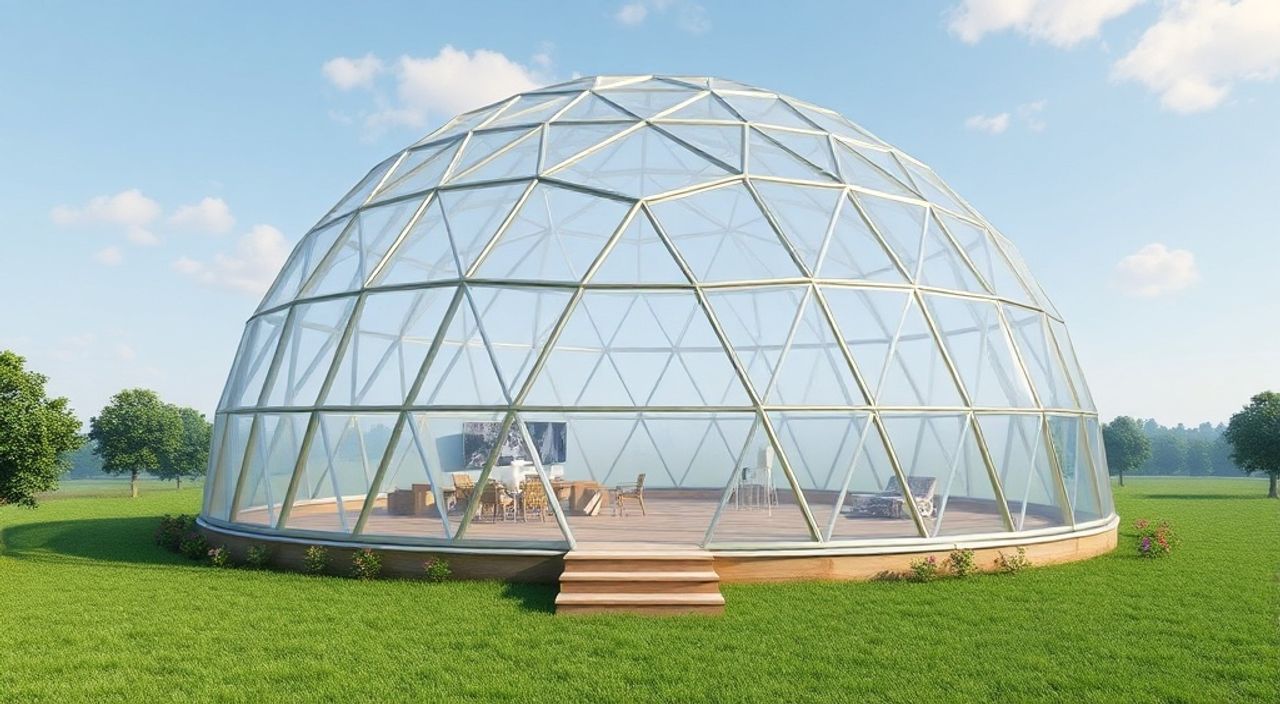 ТОП-5 идей планировки geo-dome 3×8 м