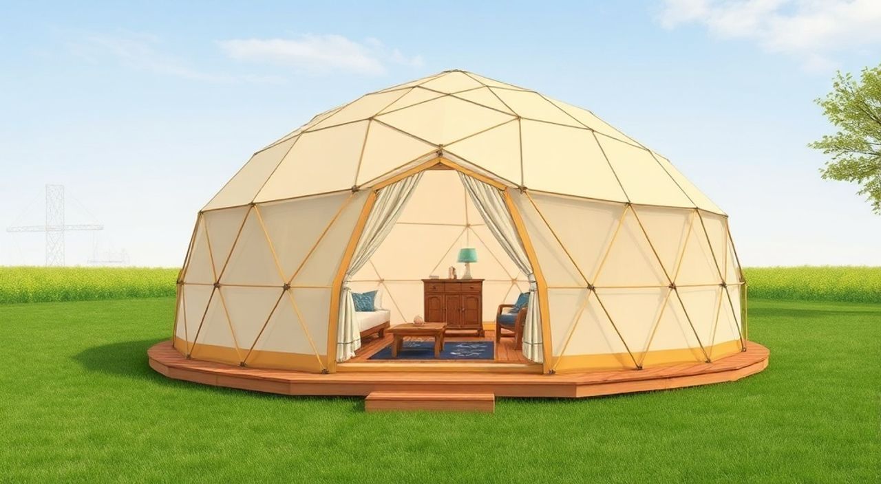 ТОП-5 идей планировки Glamping dome 2×4 м