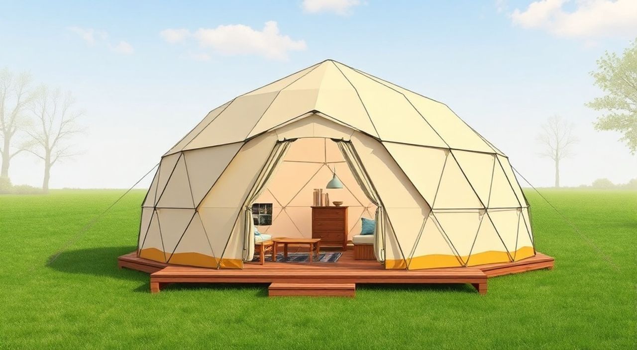 ТОП-5 идей планировки Glamping dome 2,4×7 м