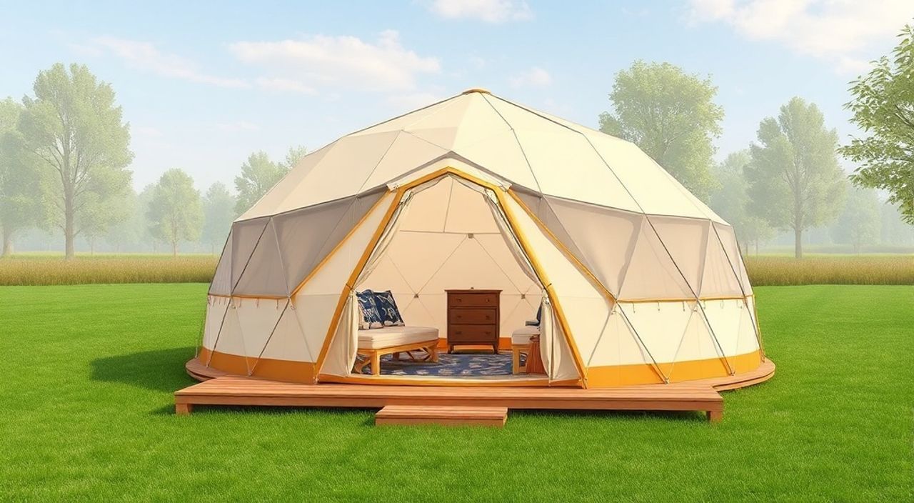 ТОП-5 идей планировки Glamping dome 2,5×6 м