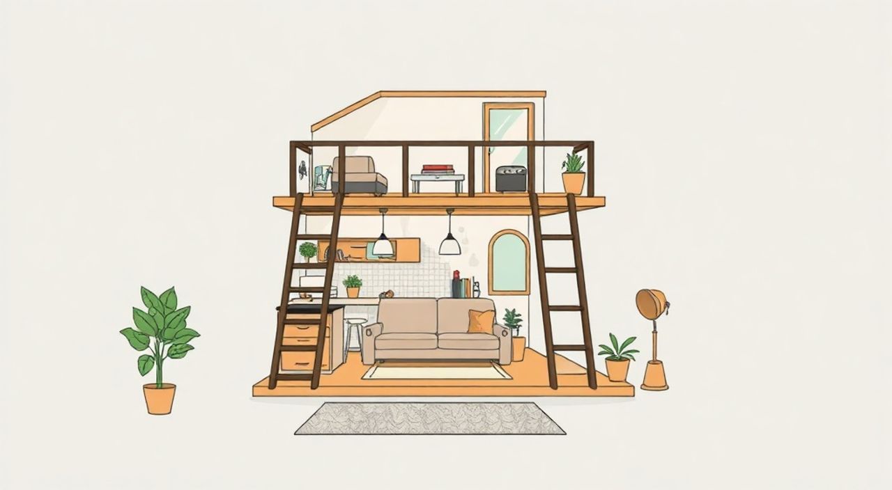 ТОП-5 идей планировки micro-loft 2,5×6 м