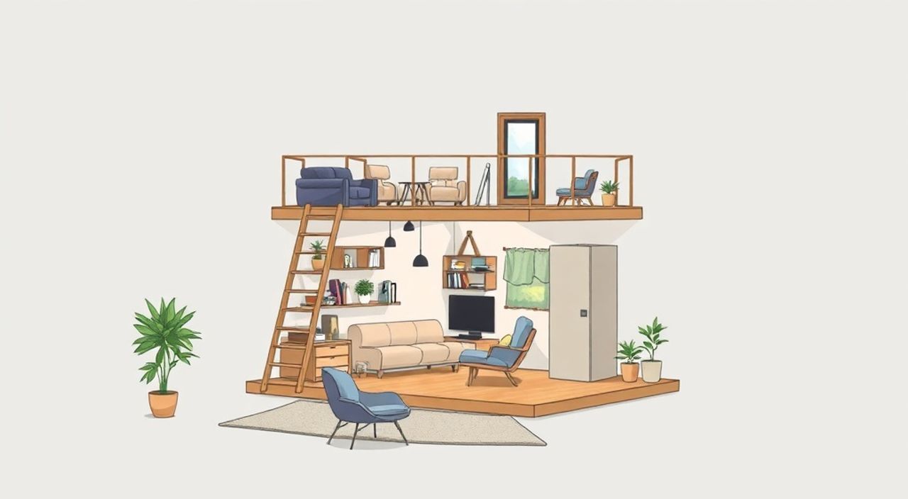 ТОП-5 идей планировки micro-loft 3,5×10 м