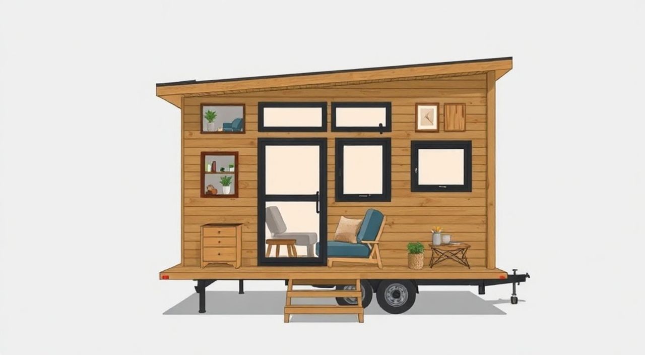 ТОП-5 идей планировки складной tiny‑house 2×4 м