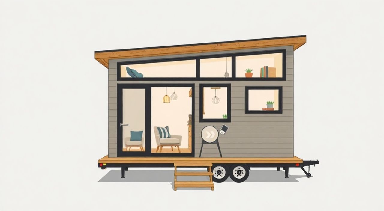 ТОП-5 идей планировки складной tiny‑house 2,4×7 м
