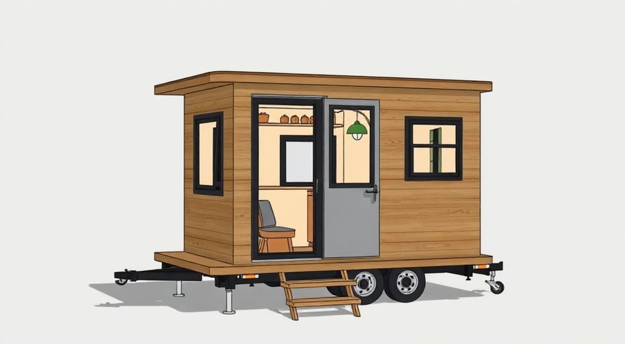 ТОП-5 идей планировки складной tiny‑house 3×8 м