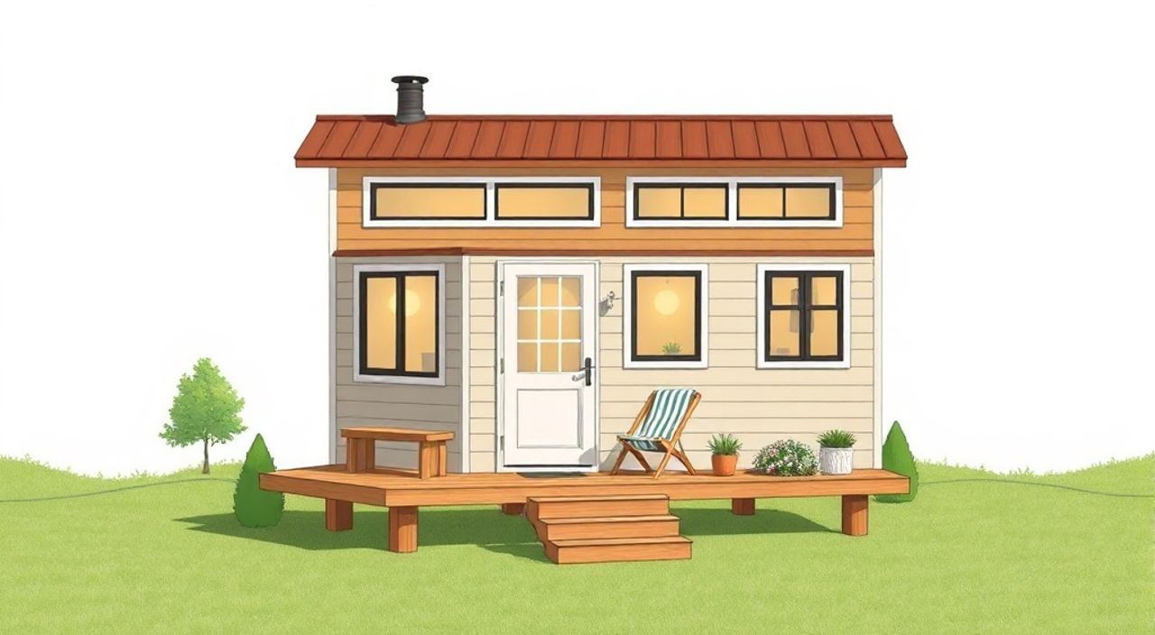 ТОП-5 идей планировки tiny-house 2,4×7 м