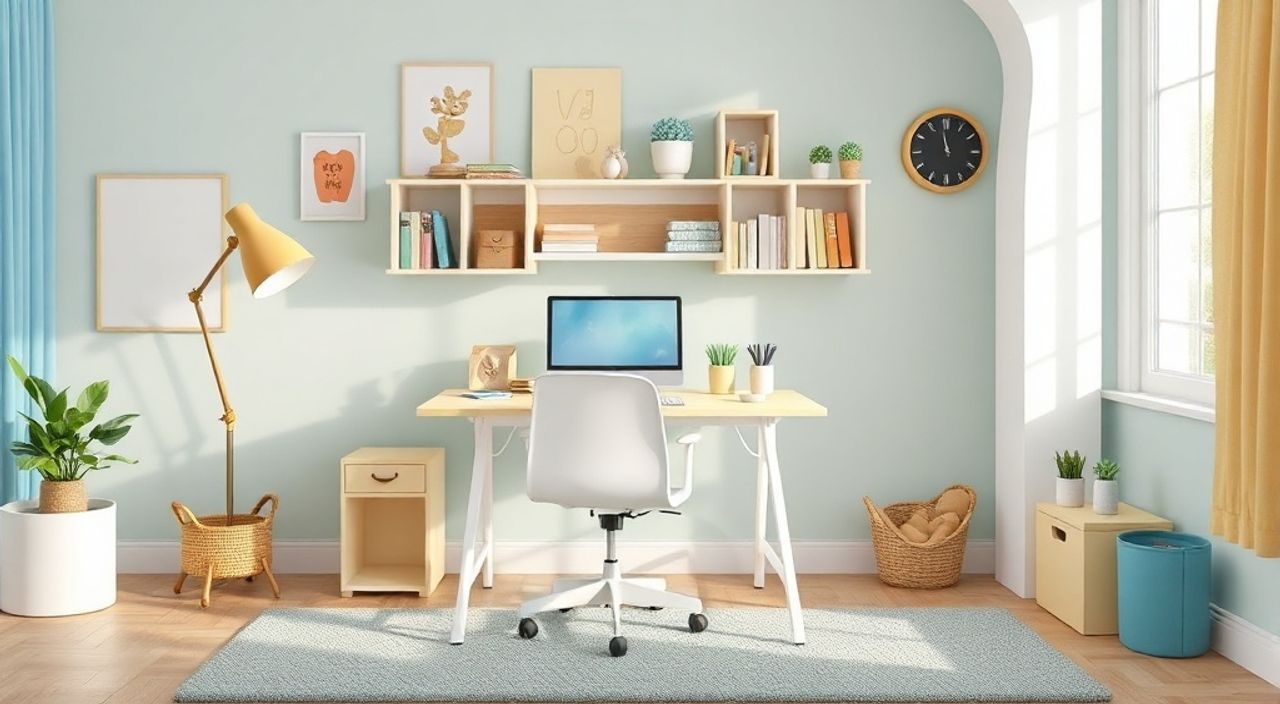 Топ-5 идей складного стенда‑office для детской 8 м²